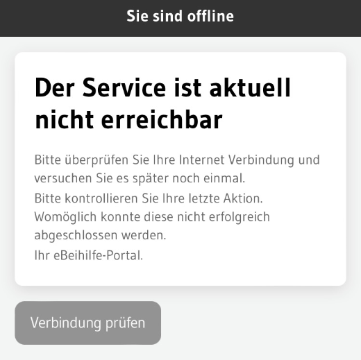 Beihilfe App: Fehler Aufgrund Der Aktualisierung Am 23.01.2024 ...